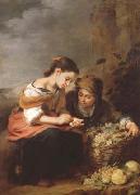 Bartolome Esteban Murillo The Little Fruit Seller (mk08) oil on canvas